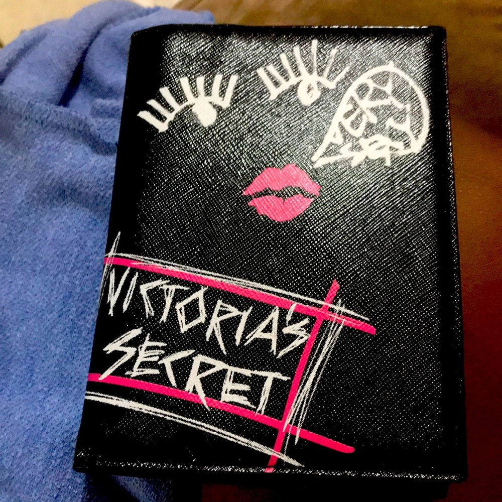Victoria’s Secret black and pink wallet